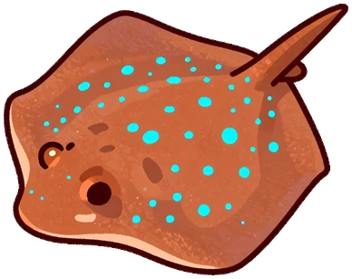 Raia-pintada-azul
